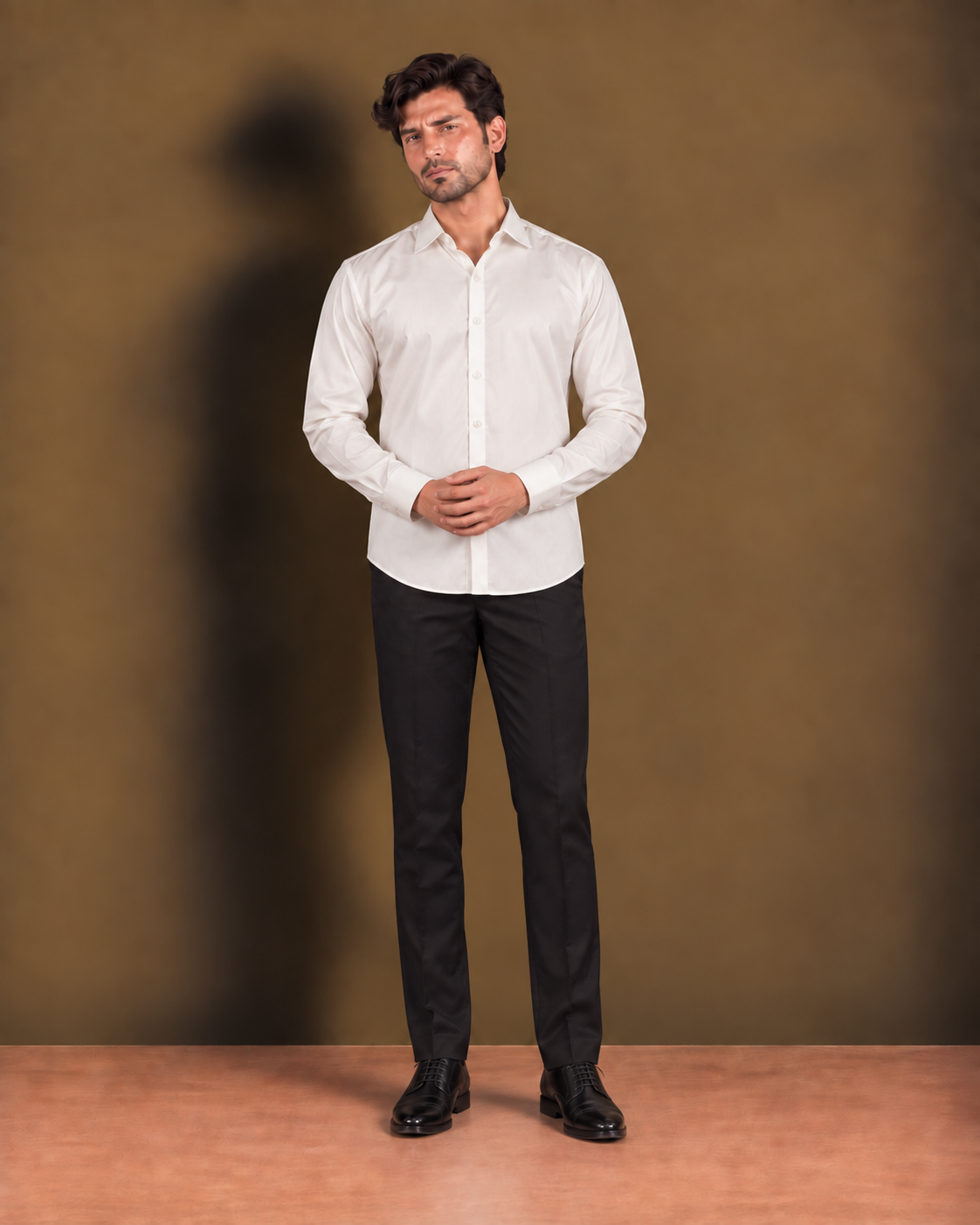 The Signature White Luthai Formal Shirt
