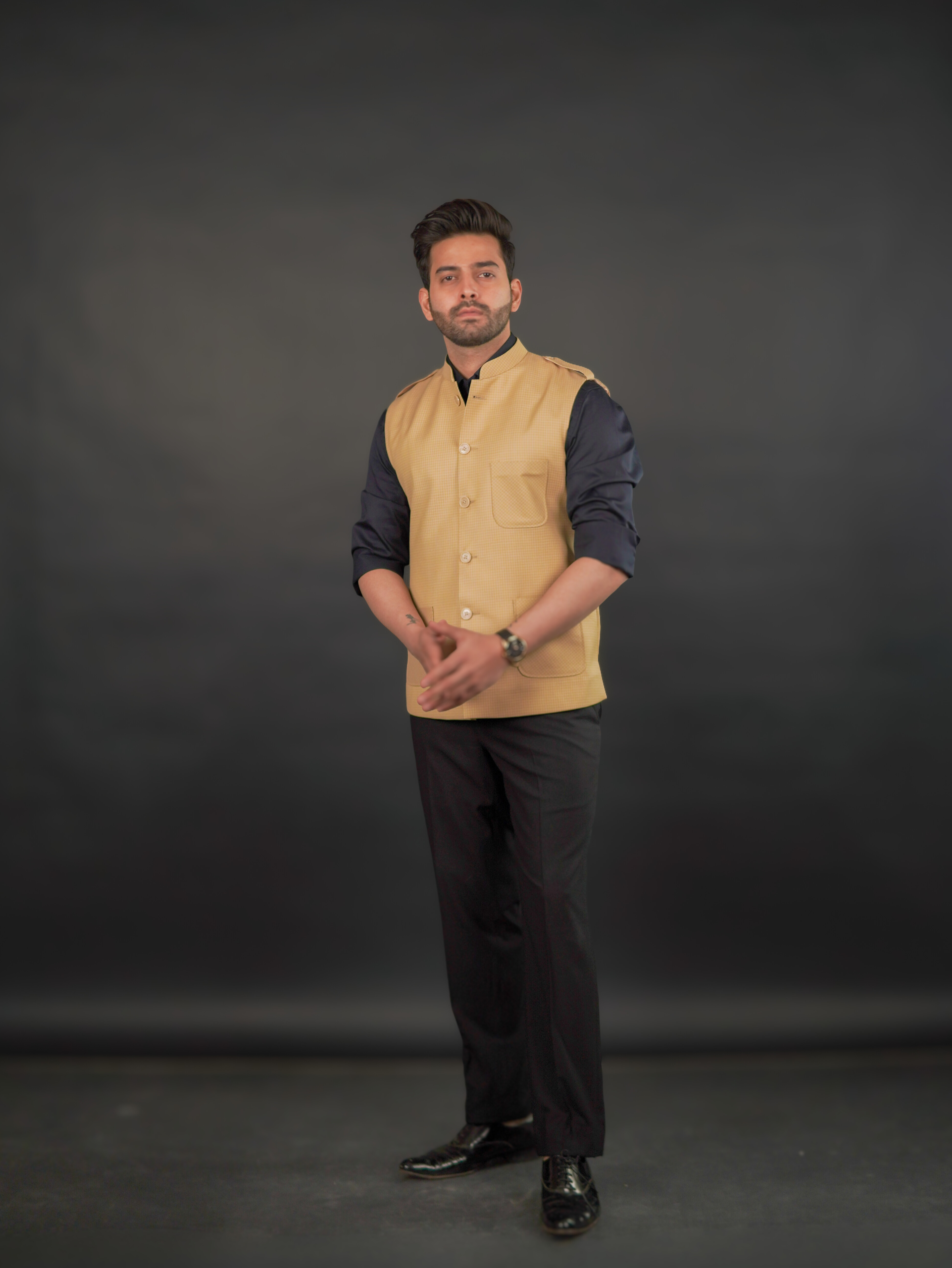 Classic Mustard Modi Jacket – Australian Merino Wool