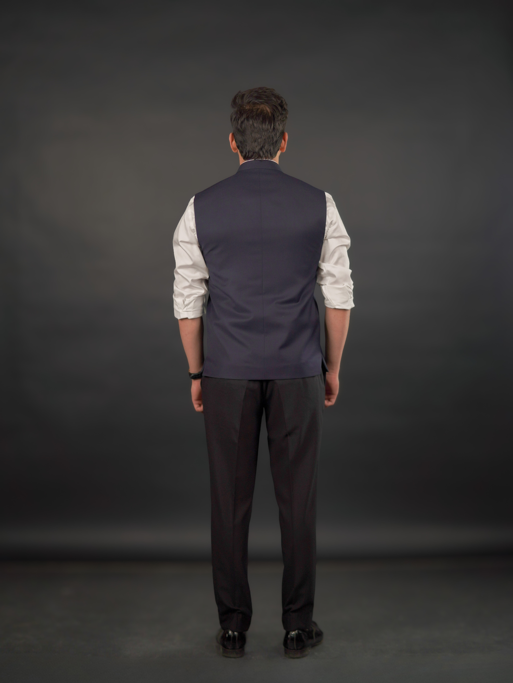 Classic Dark Blue Modi Jacket – Australian Merino Wool