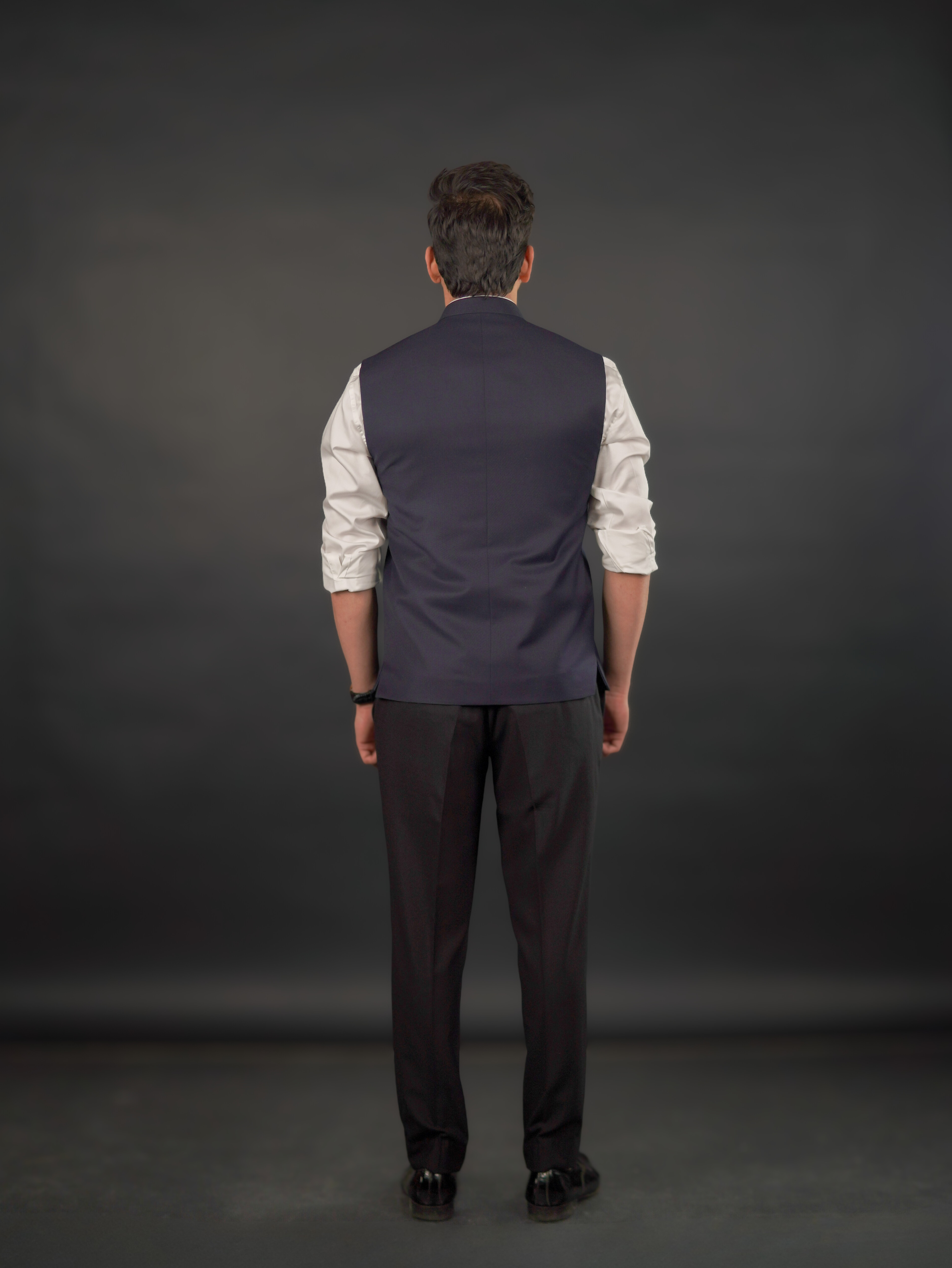 Classic Dark Blue Modi Jacket – Australian Merino Wool