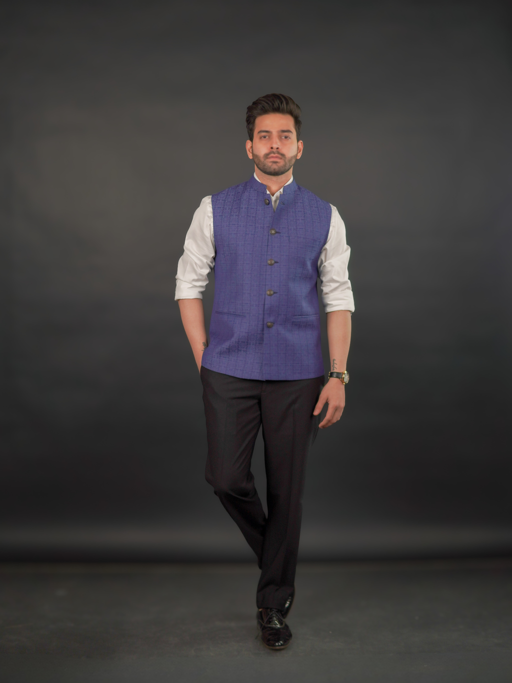 Classic Blue Modi Jacket – Australian Merino Wool