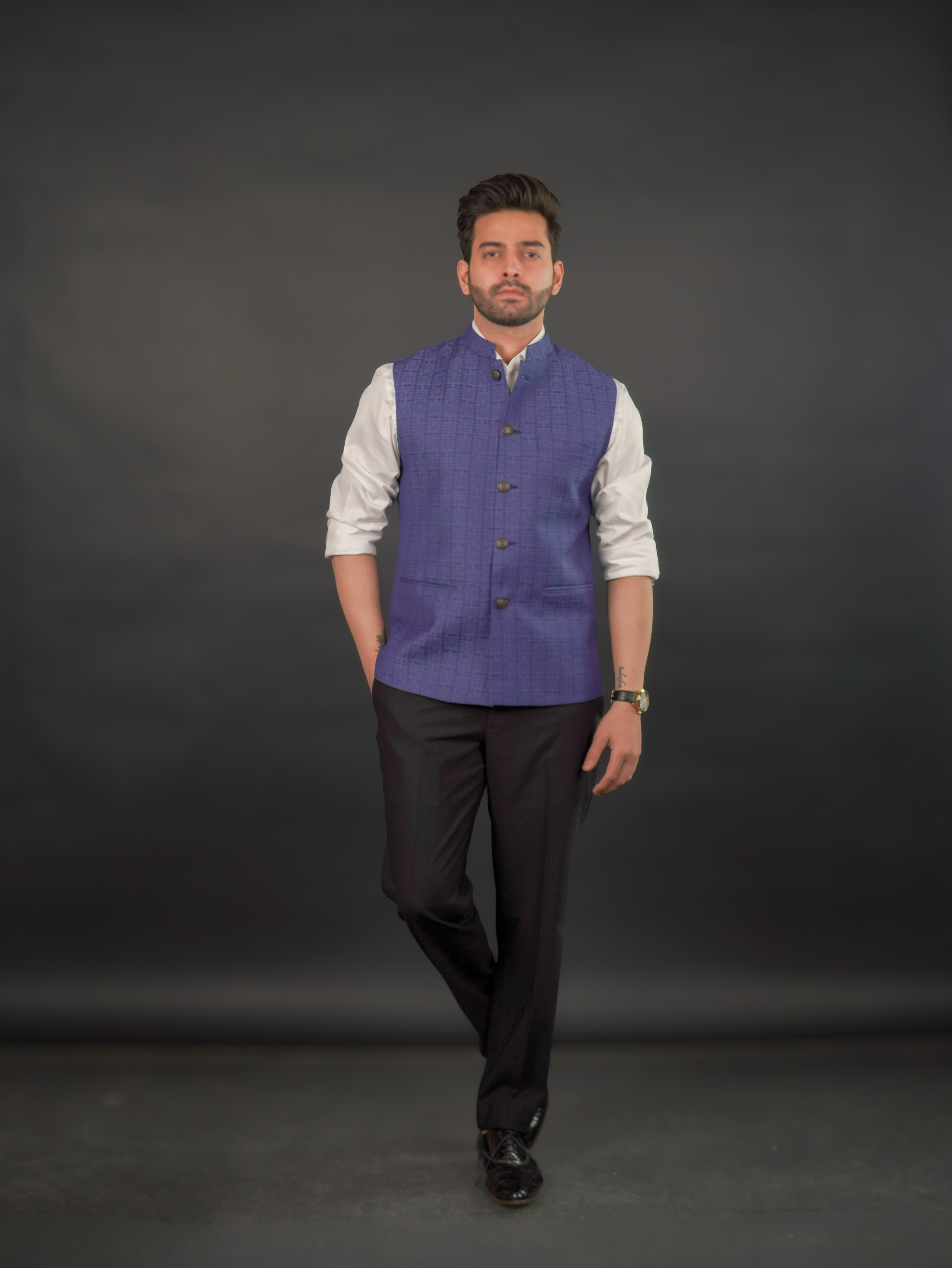 Classic Blue Modi Jacket – Australian Merino Wool