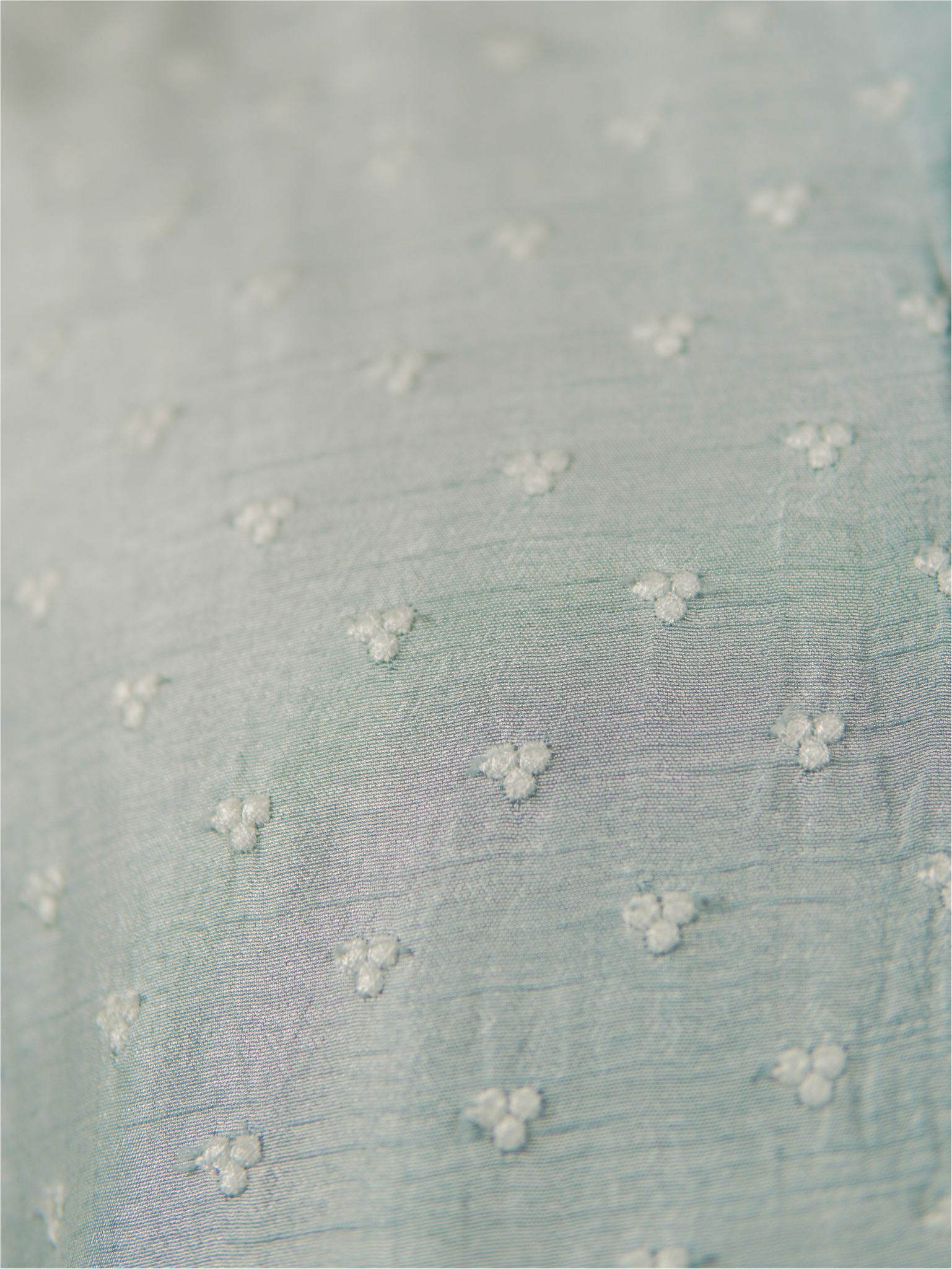 Classic Textured Kurta Light Blue