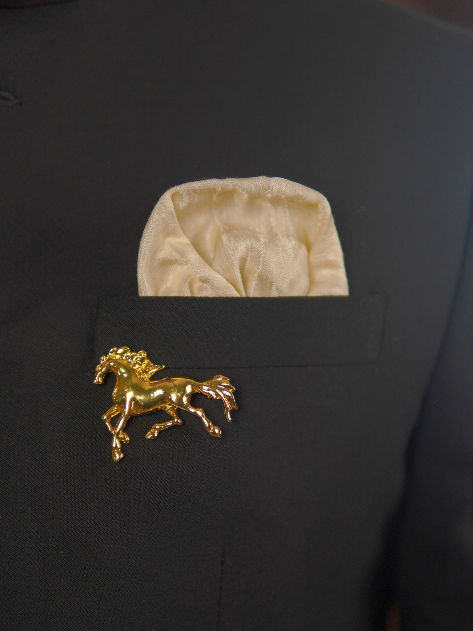 Classic Australian Merino Wool Black Bandhgala Set