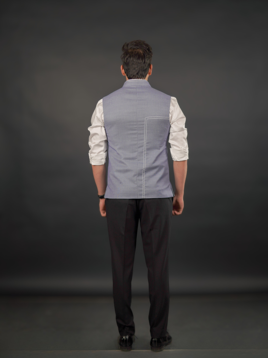 Classic Light Blue Modi Jacket – Australian Merino Wool