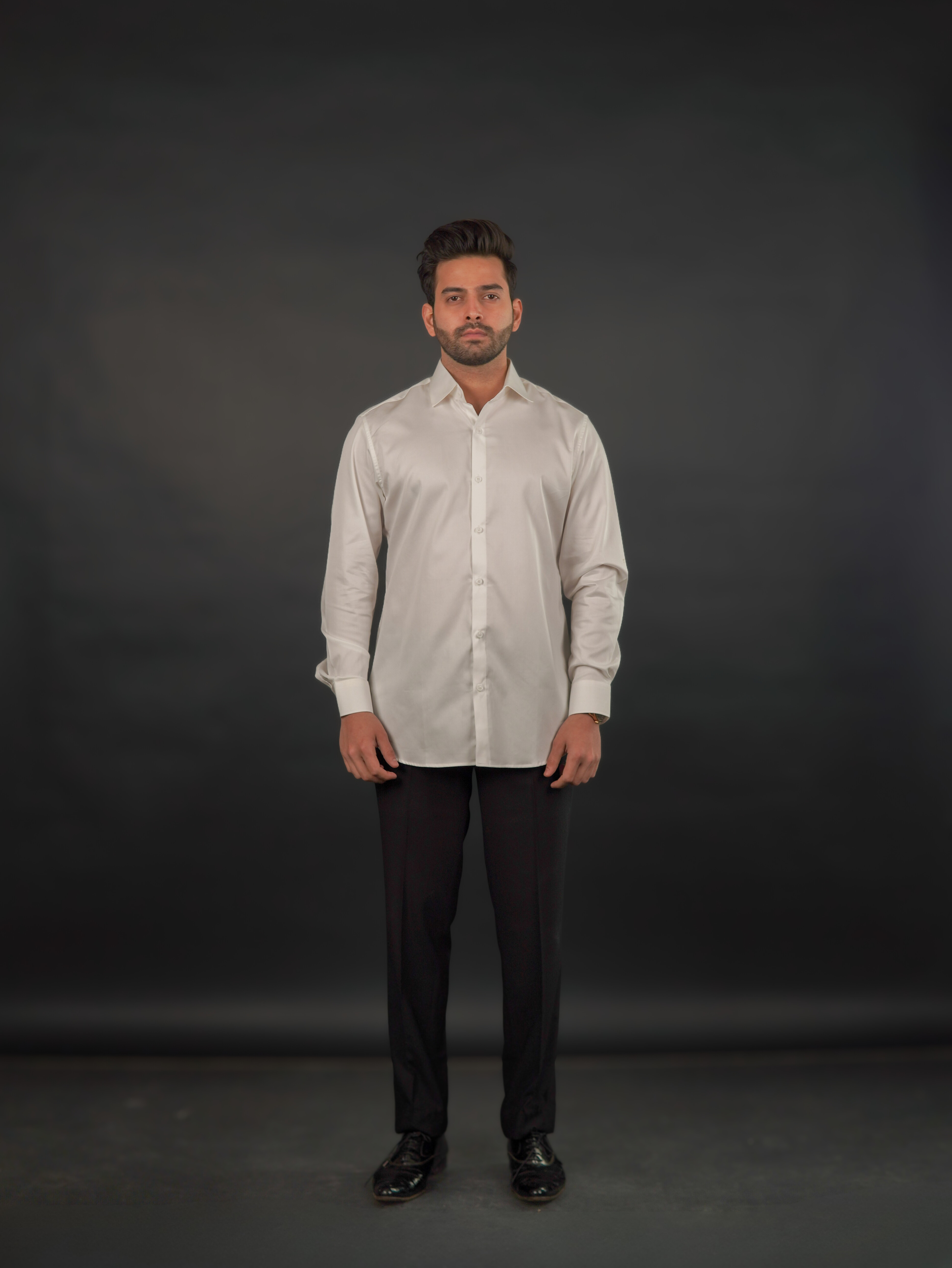 Classic Formal Shirt White – Luthai Fabric