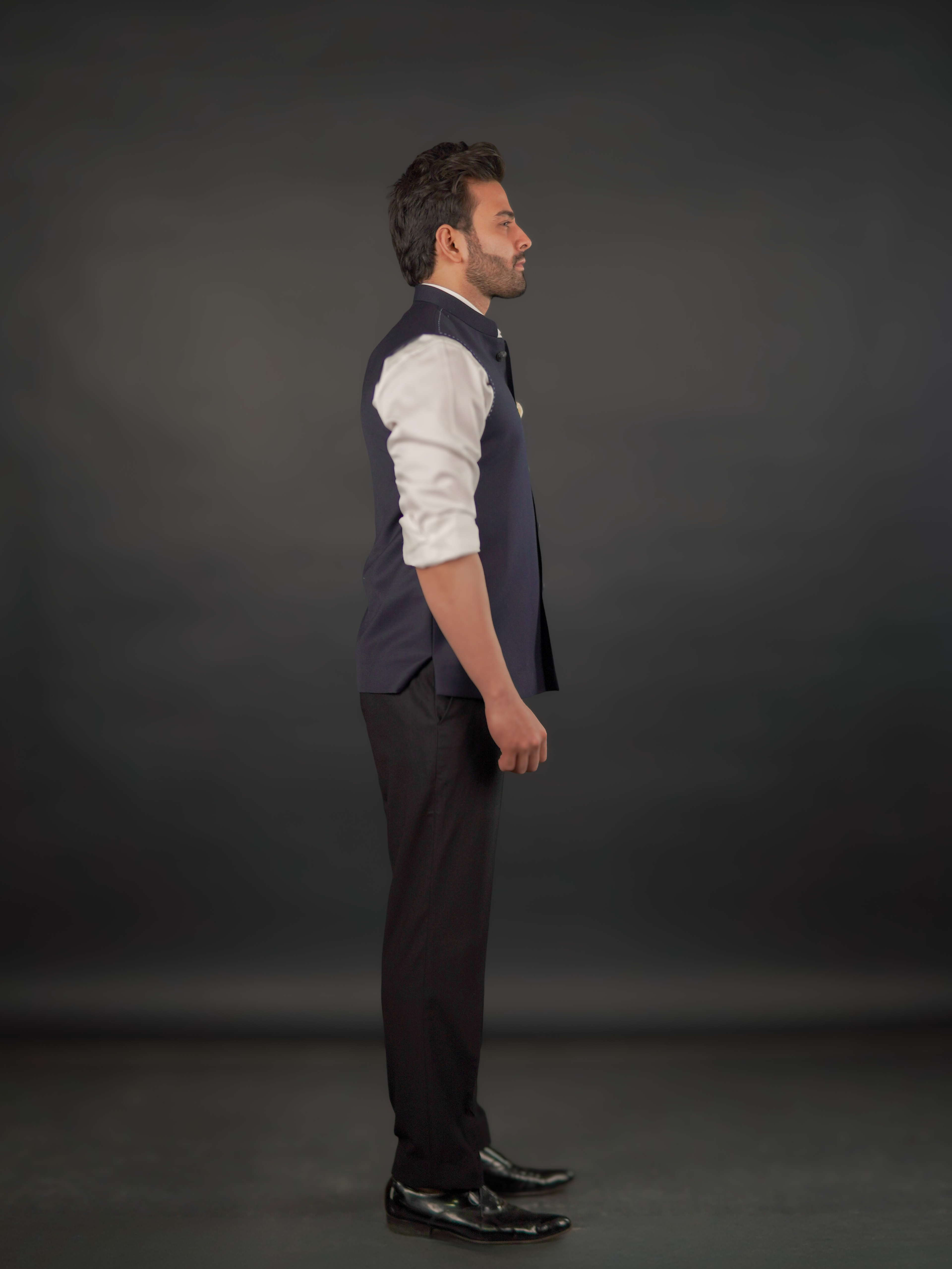 Classic Dark Blue Modi Jacket – Australian Merino Wool