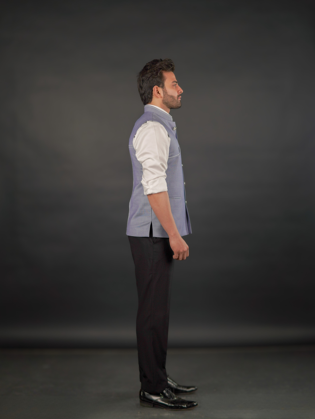 Classic Light Blue Modi Jacket – Australian Merino Wool