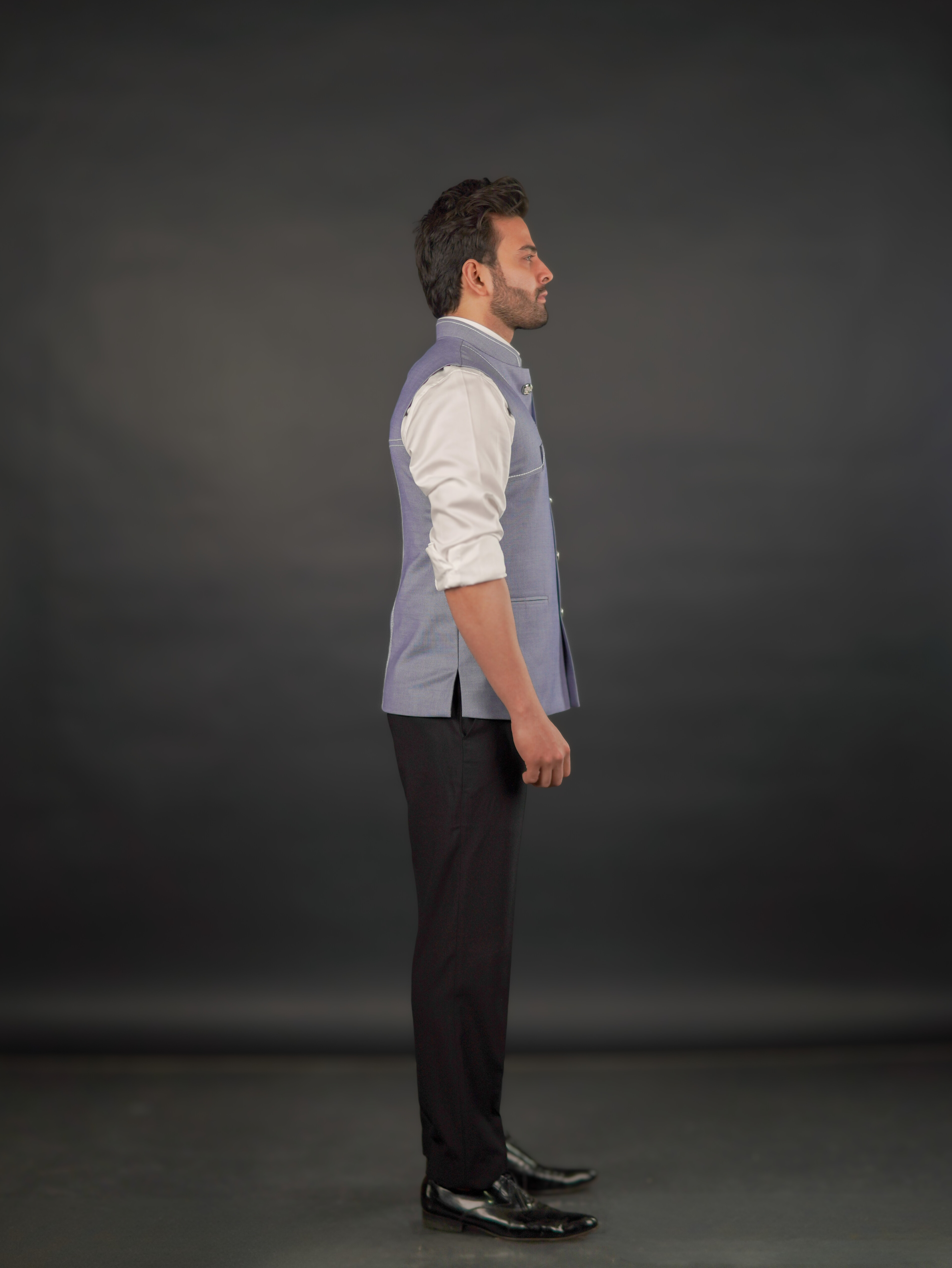 Classic Light Blue Modi Jacket – Australian Merino Wool