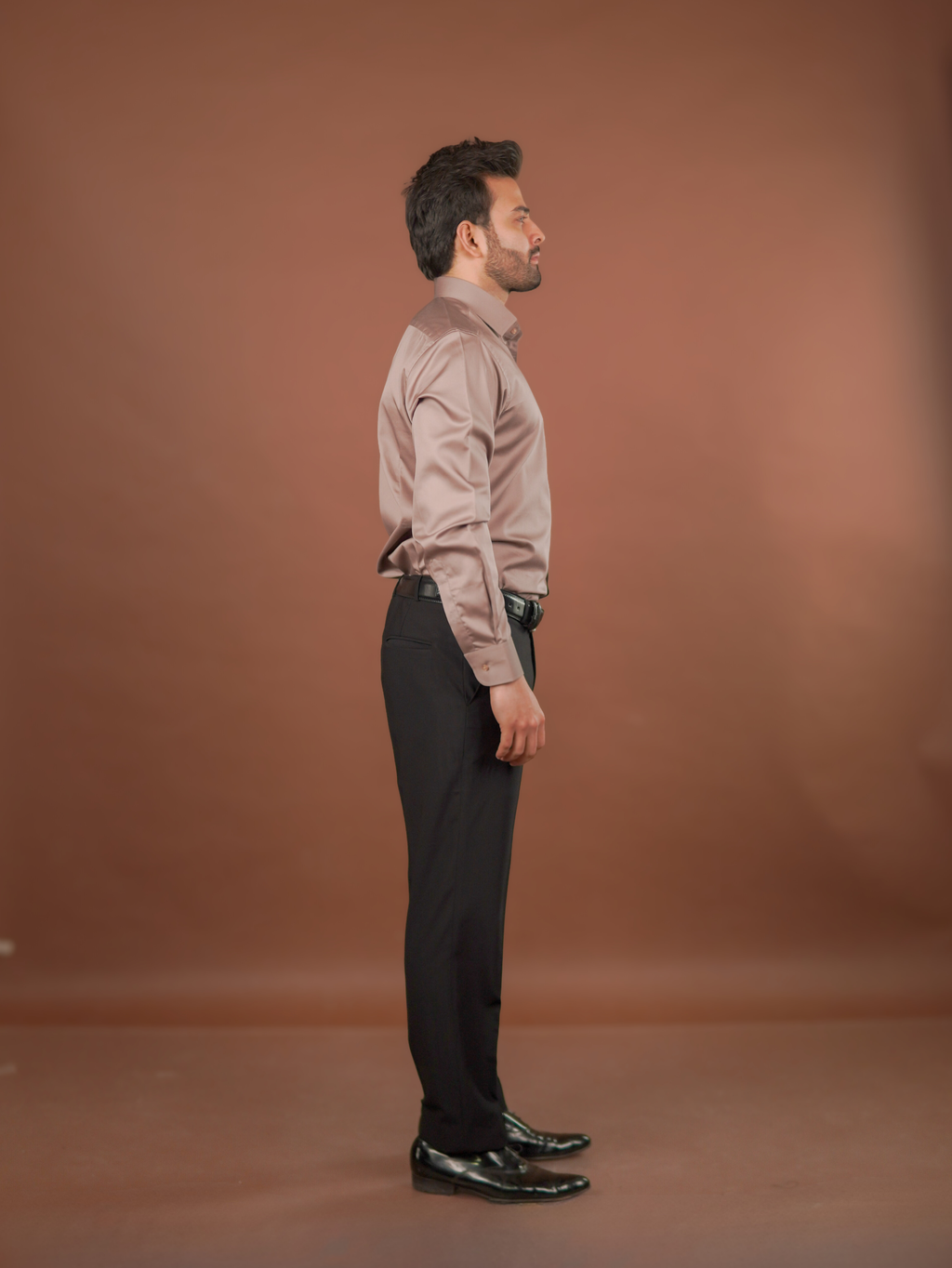 Classic Formal Shirt Warm Taupe – Luthai Fabric