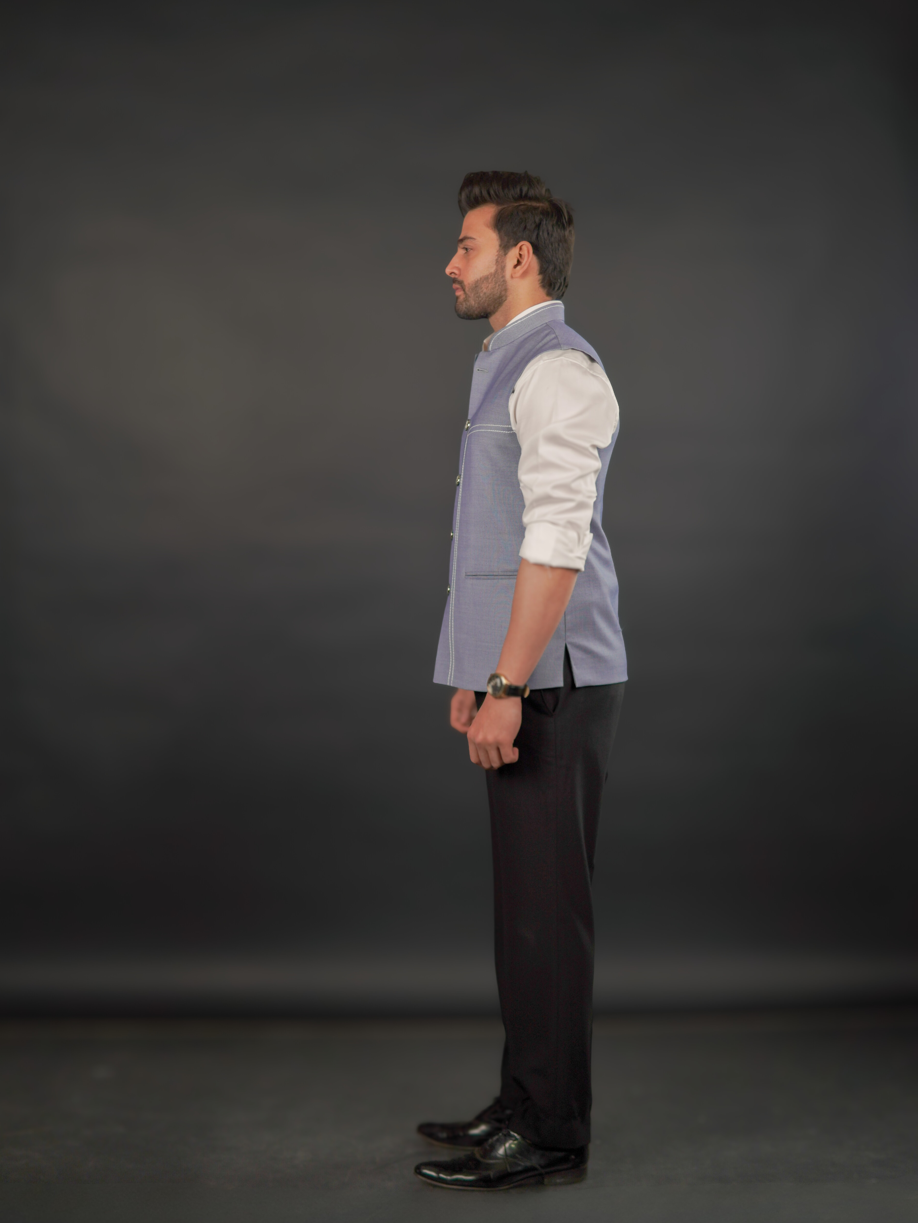 Classic Light Blue Modi Jacket – Australian Merino Wool
