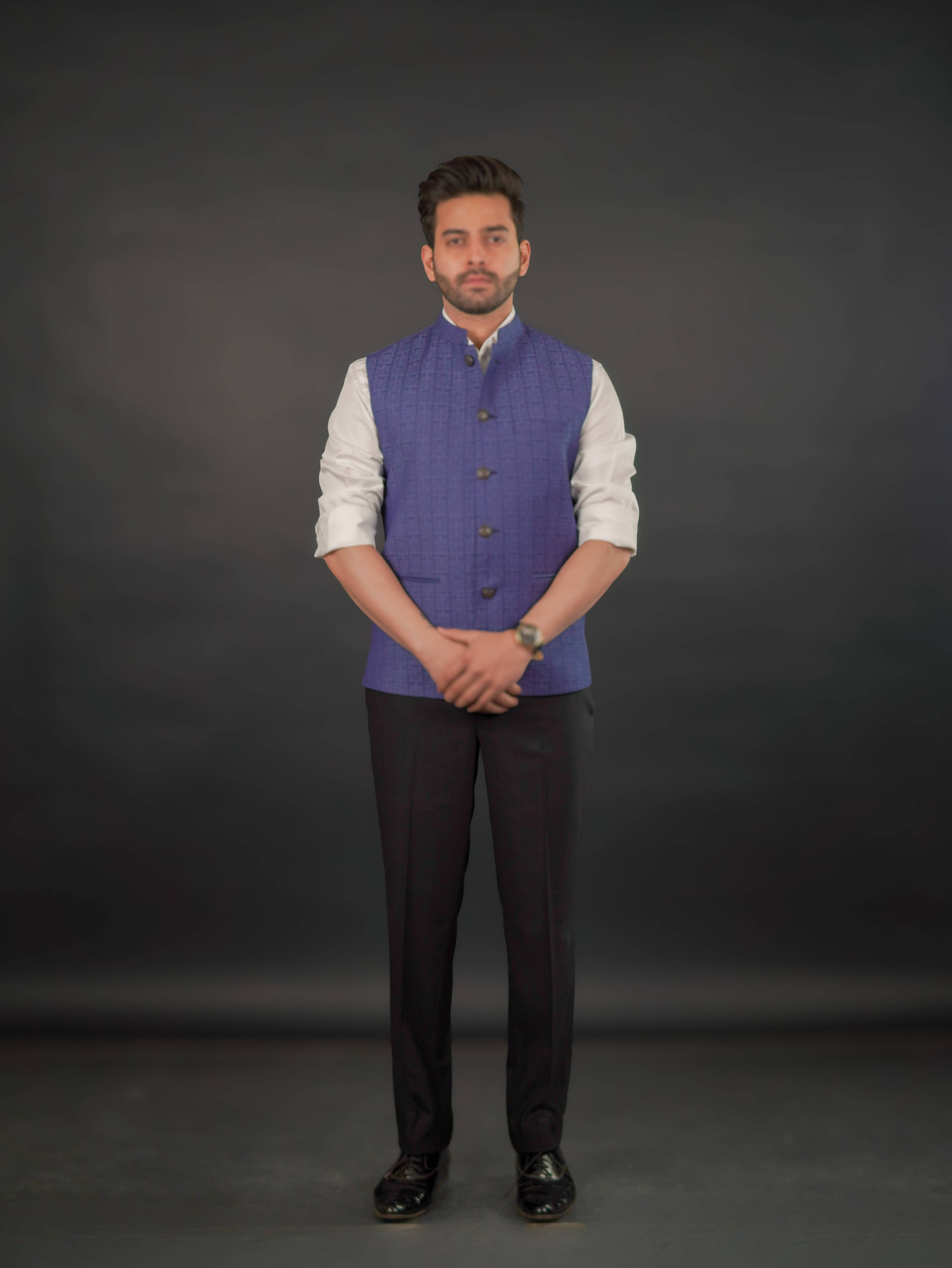 Classic Blue Modi Jacket – Australian Merino Wool