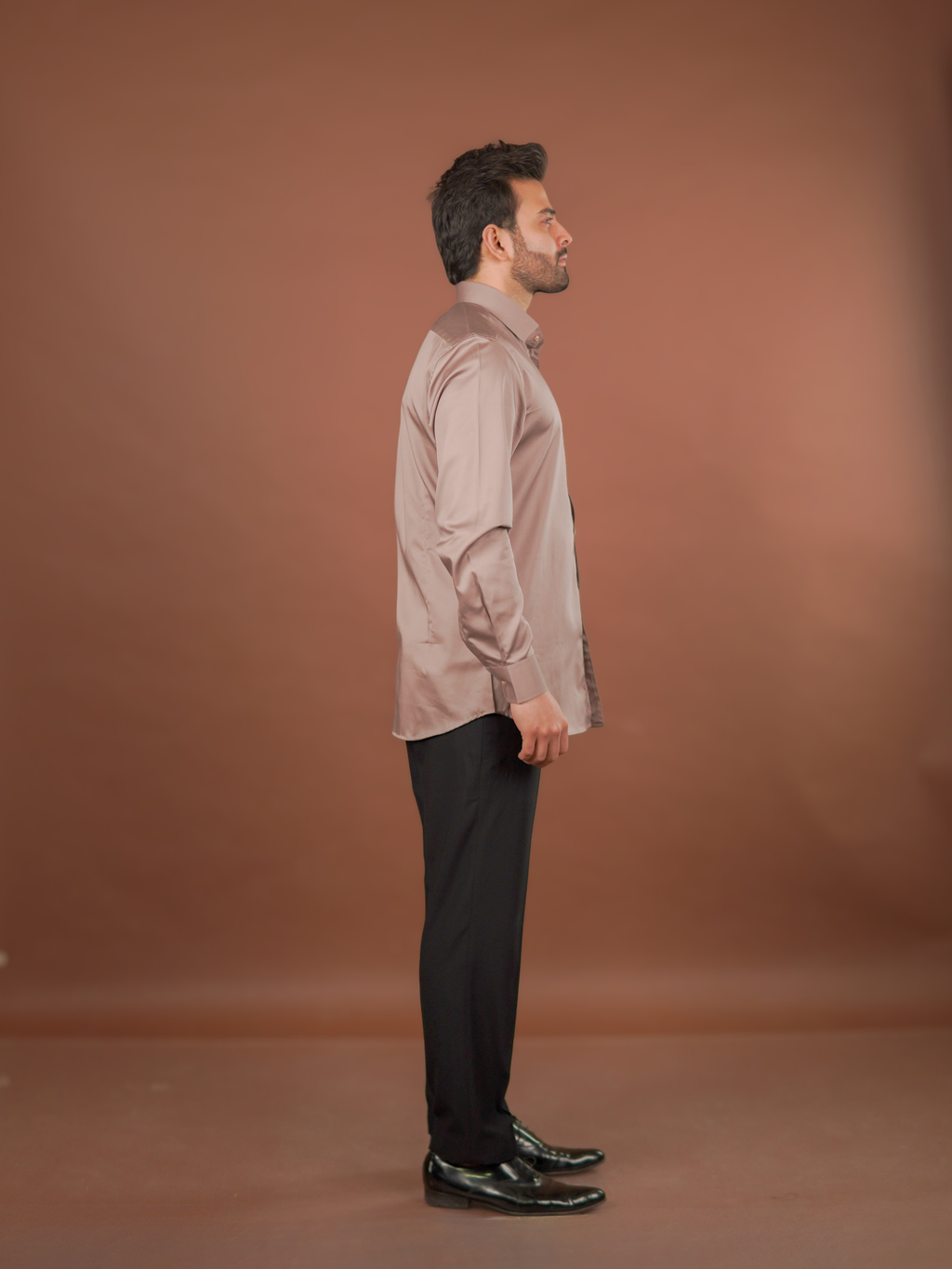 Classic Formal Shirt Warm Taupe – Luthai Fabric