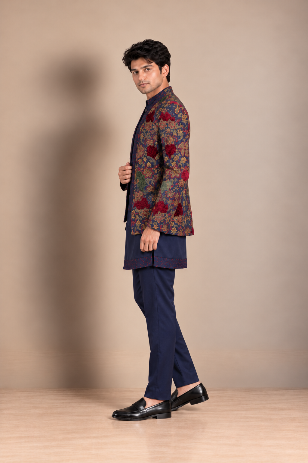 Royal Tapestry Embroidered Jodhpuri Set