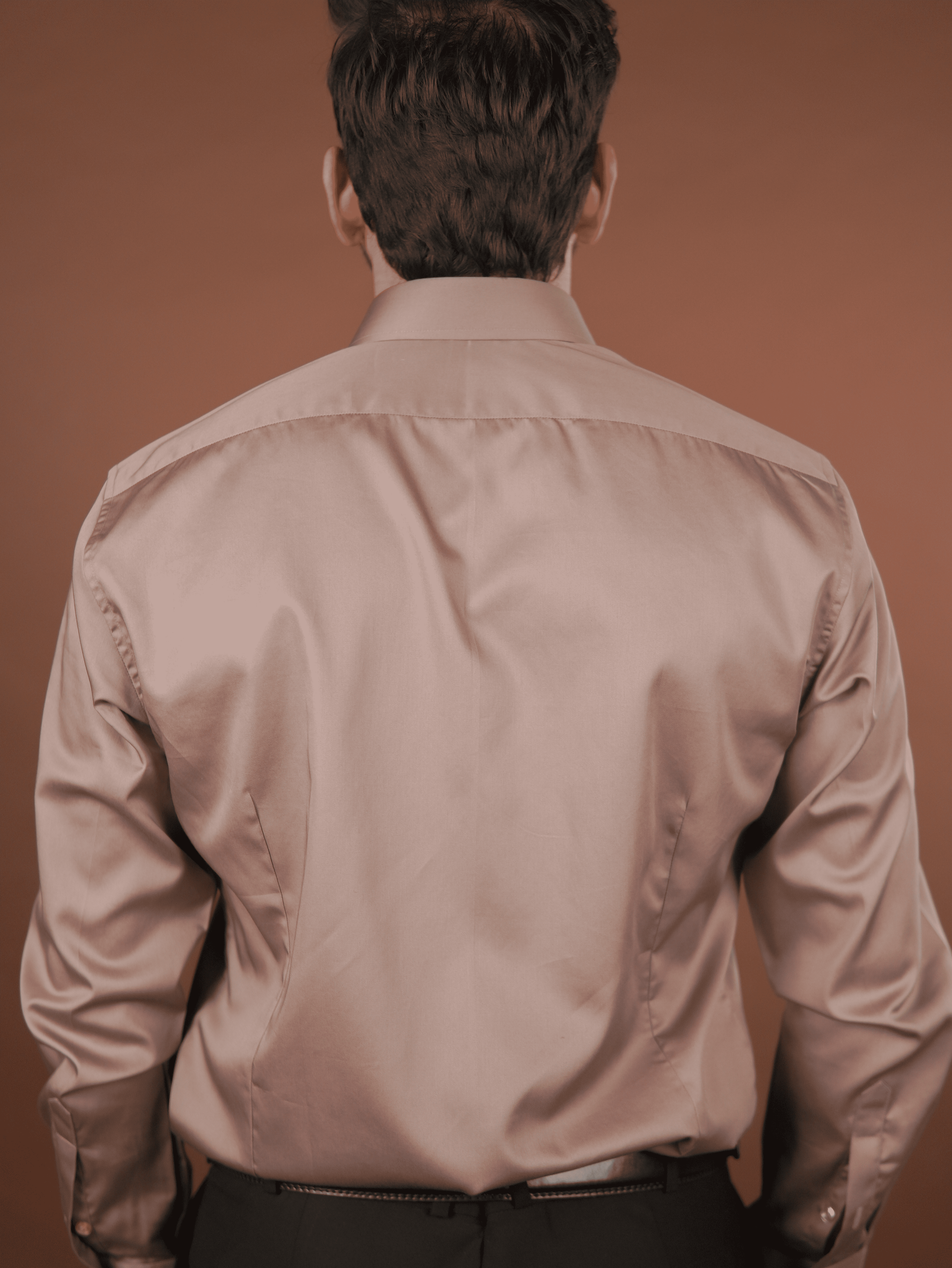 Classic Formal Shirt Warm Taupe – Luthai Fabric