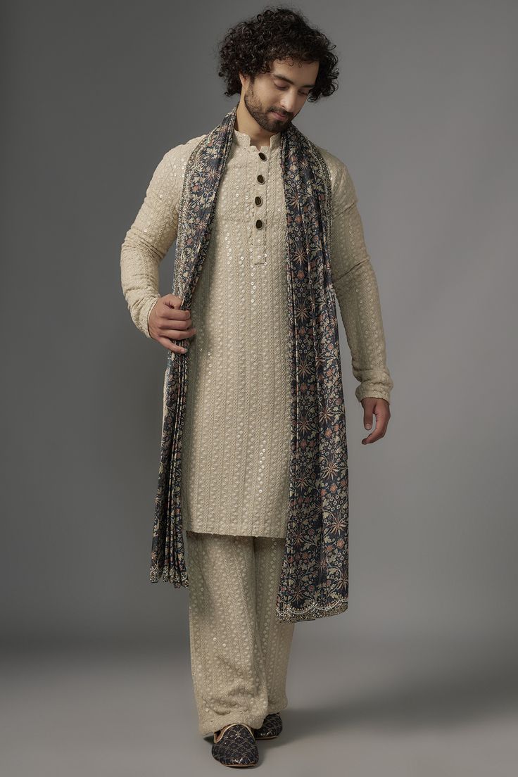 Nawabi Charm Wedding Sherwani