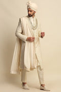 Ivory Elegance Groom Sherwani