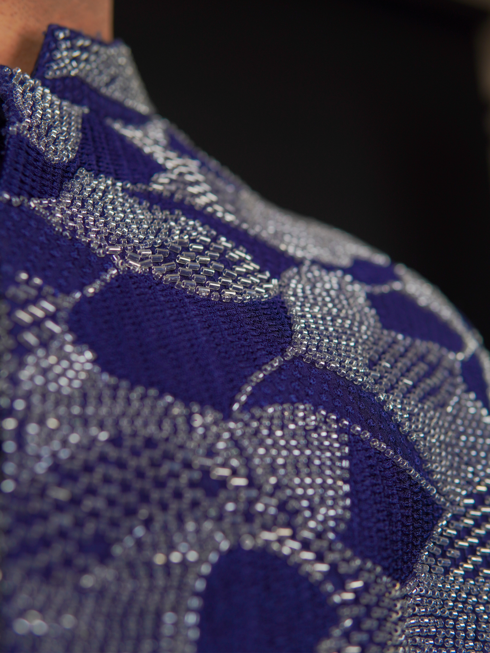 Cobalt Blue Hand-Embellished Sherwani