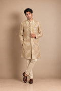 Golden Royale Embroidered Indo-Western Sherwani