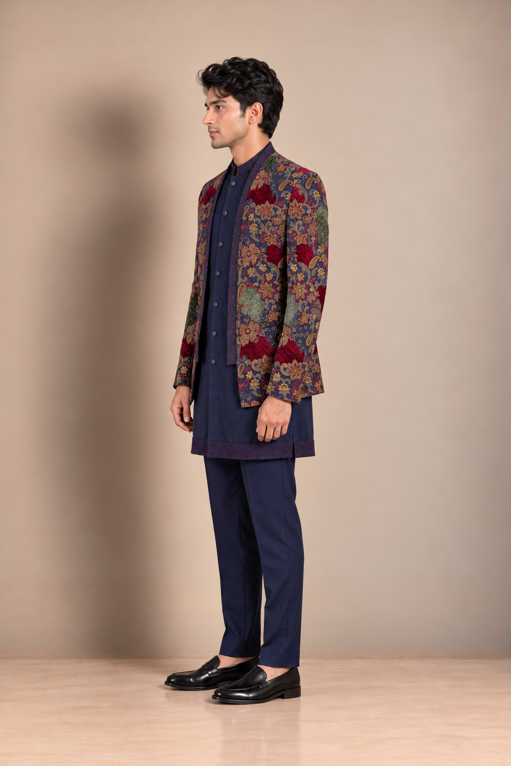 Royal Tapestry Embroidered Jodhpuri Set