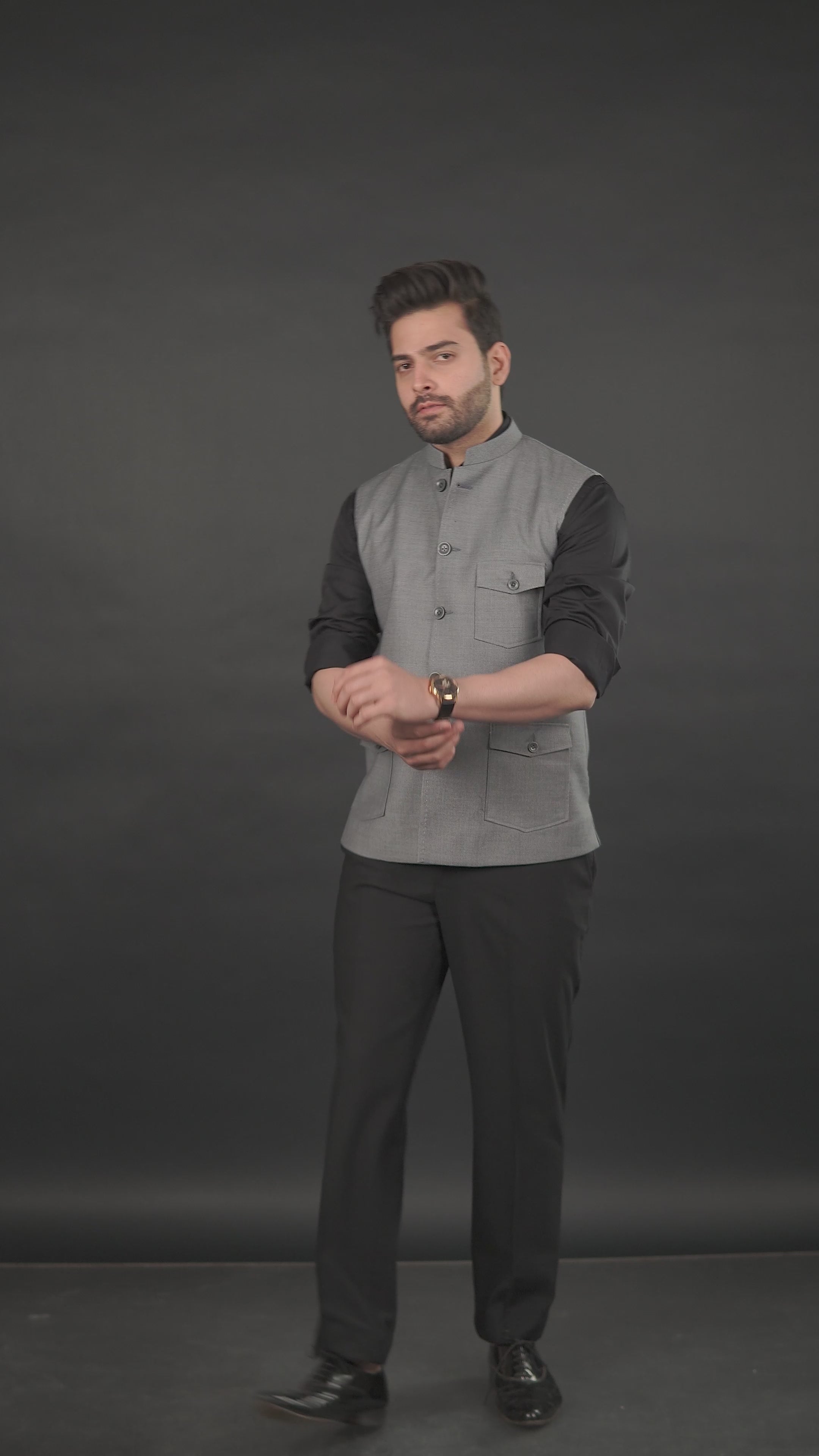 Classic Gray Modi Jacket – Australian Merino Wool