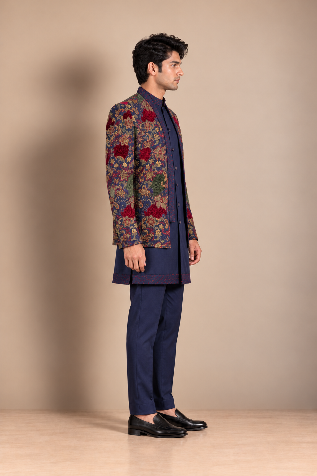 Royal Tapestry Embroidered Jodhpuri Set